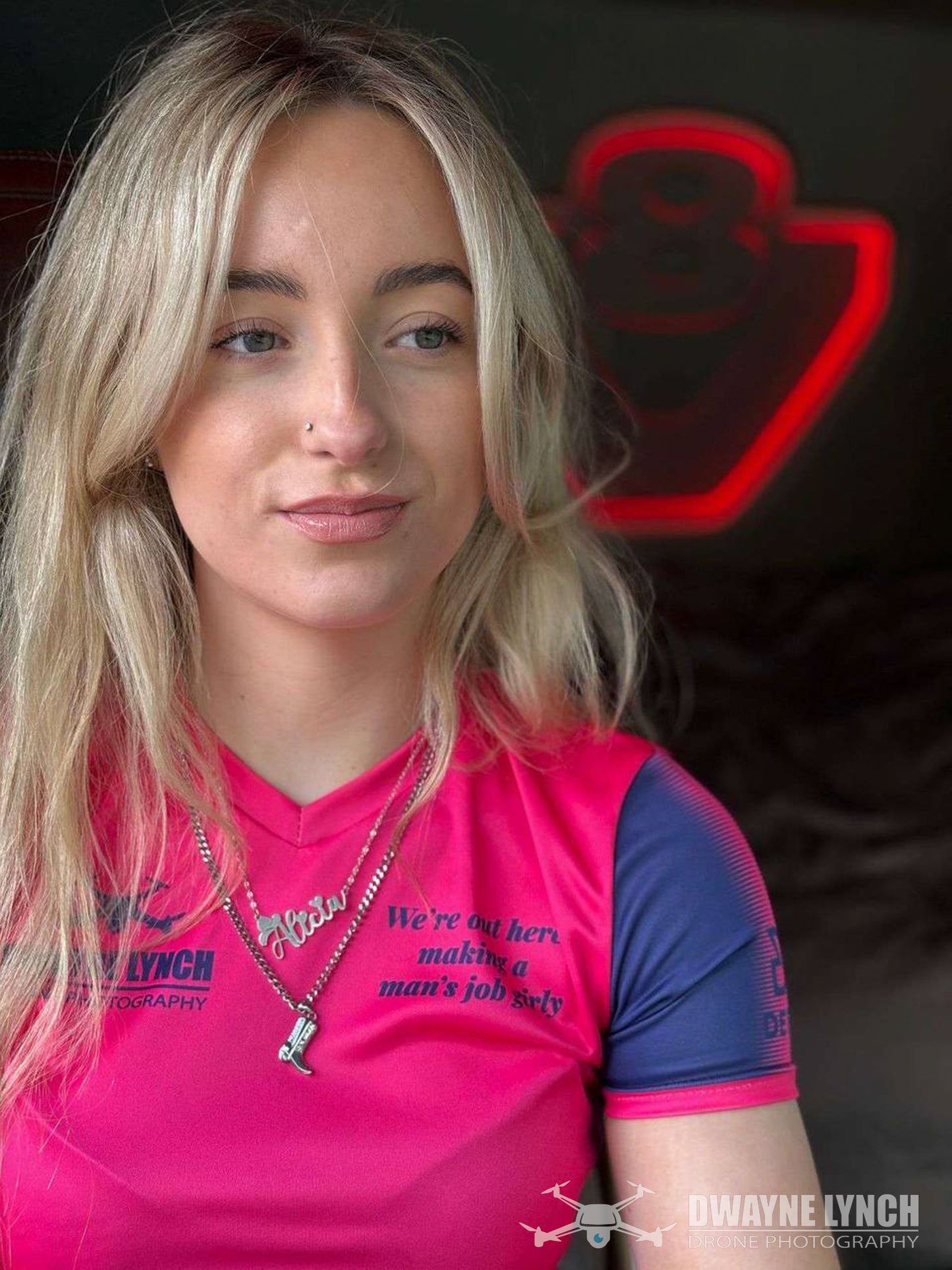 We're out here making a mans job girly!