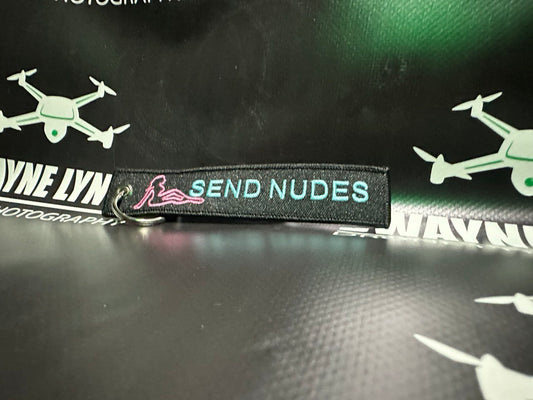 Send Nudes Embroidered Key Chain