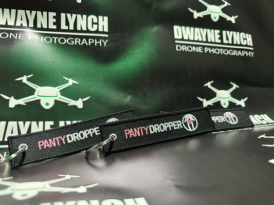 Panty Dropper embroidered key chain